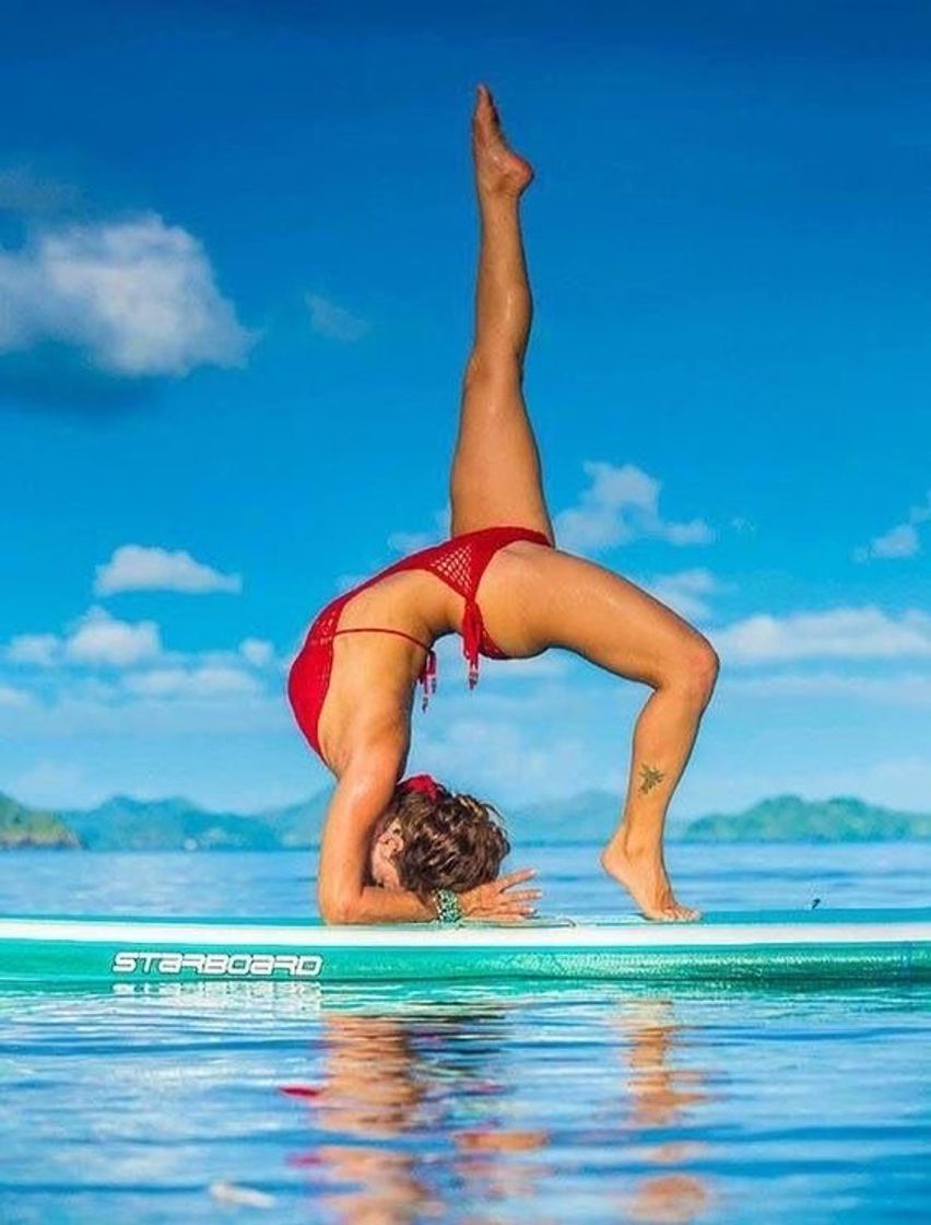 Moda Yoga na praia 