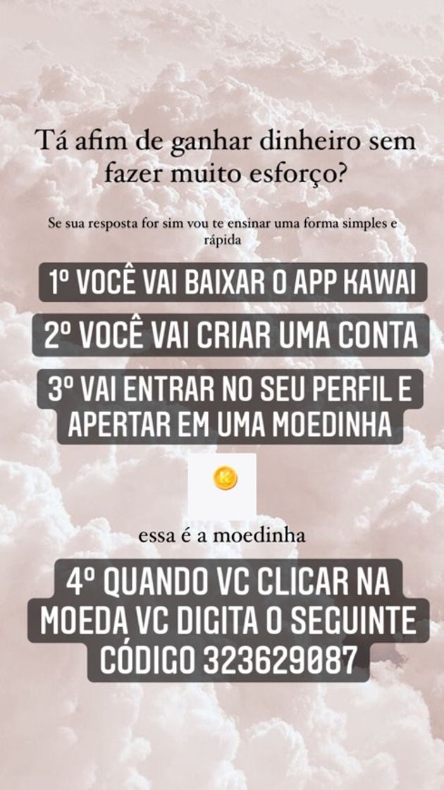 Moda Como ganhar dinheiro no app kawai 