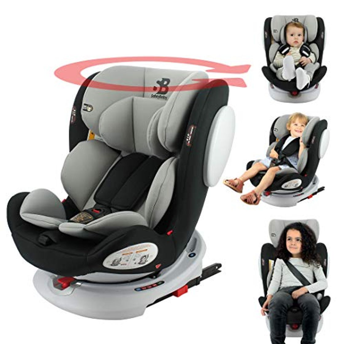 Producto nania Silla de Auto isofix SEATY 360° Grupo 0