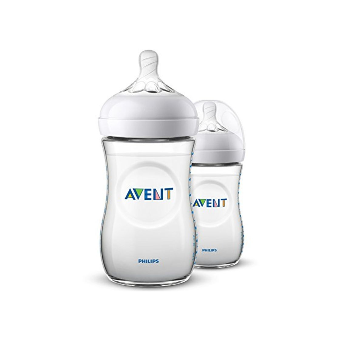 Social Philips Avent Biberón Natural SCF033/27 - Pack de dos biberones de 260