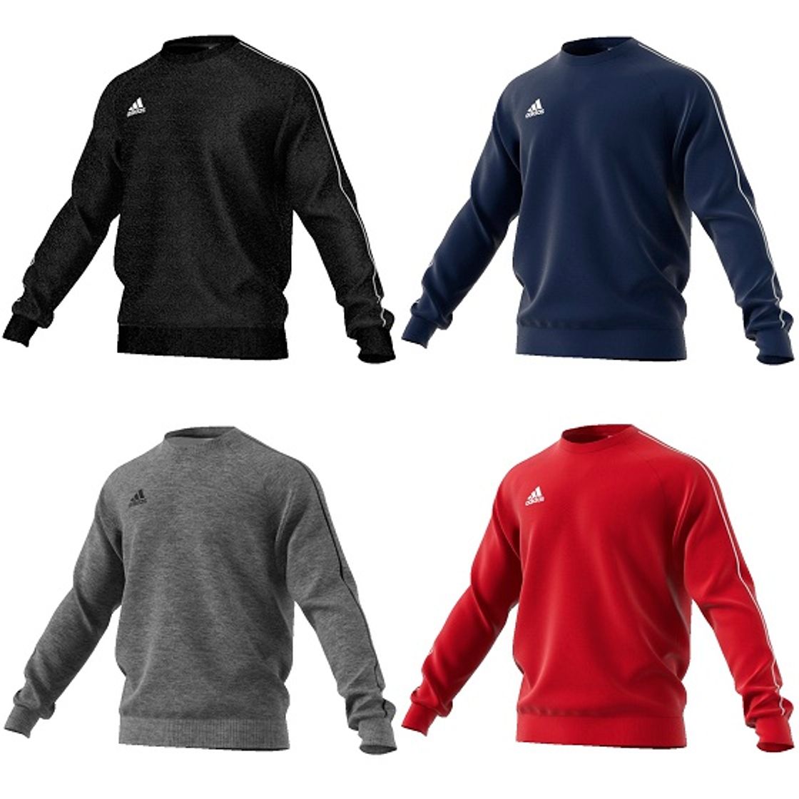 Fitness Adidas CORE18 SW Top Sweatshirt, Hombre,