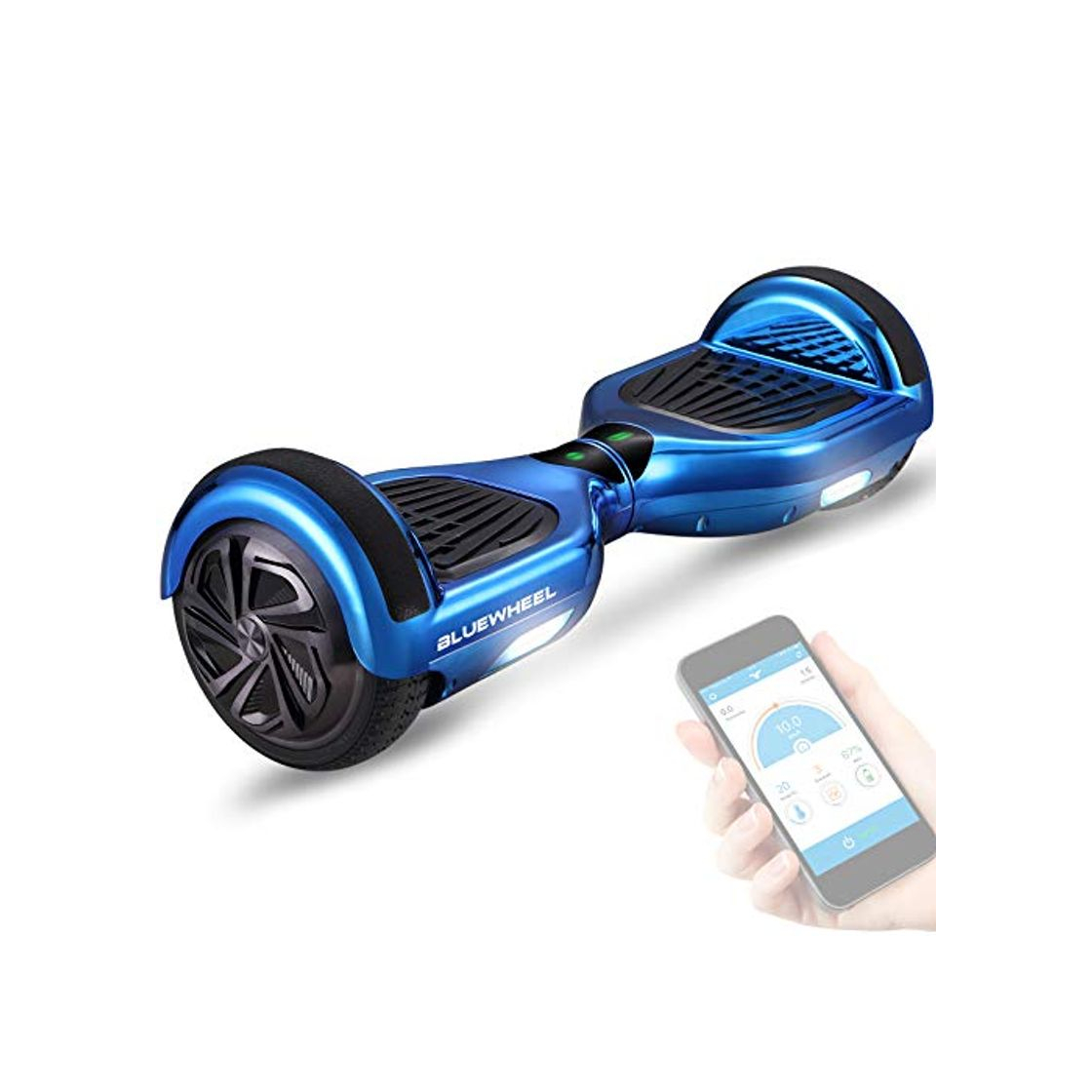 Fitness Bluewheel 6.5" Patinete eléctrico - Marca de calidad alemana - Hoverboard con