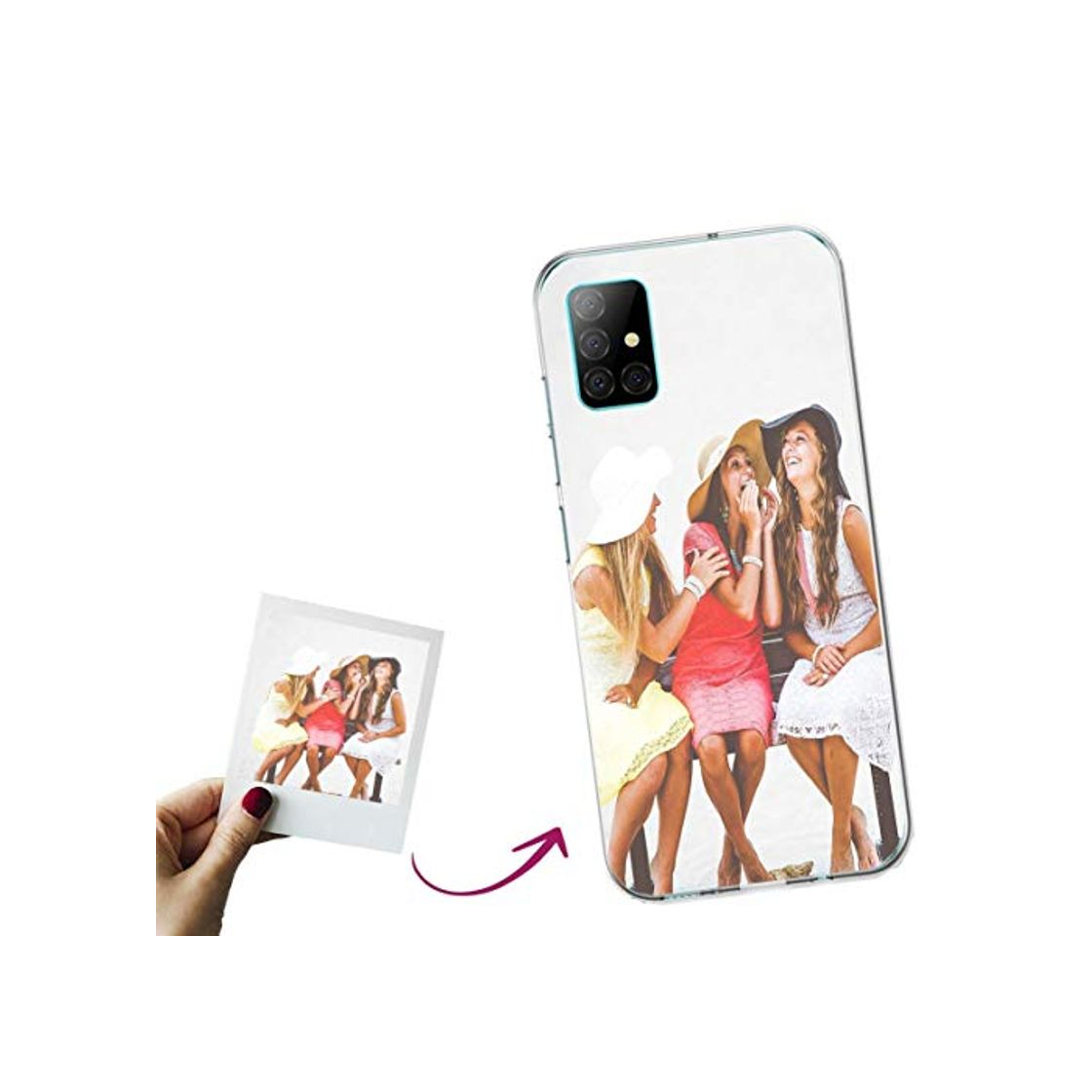 Producto Mookase Funda para Samsung Galaxy A51 Personalizada para TU MÓVIL con Imagen