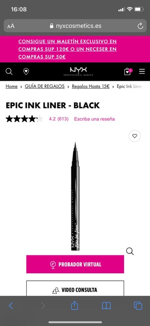 Fashion Eyeliner waterproof Epic Ink | NYX Professional Makeup