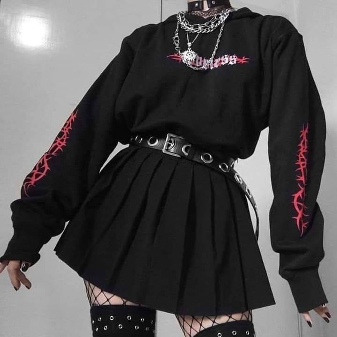 Moda goth outfit 🖤