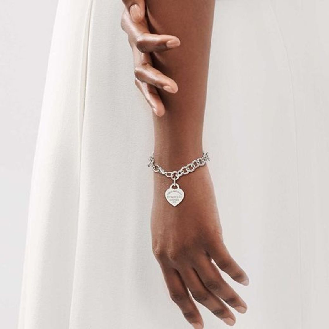 Social Sterling Silver Heart Tag Charm Bracelet | Tiffany & Co.