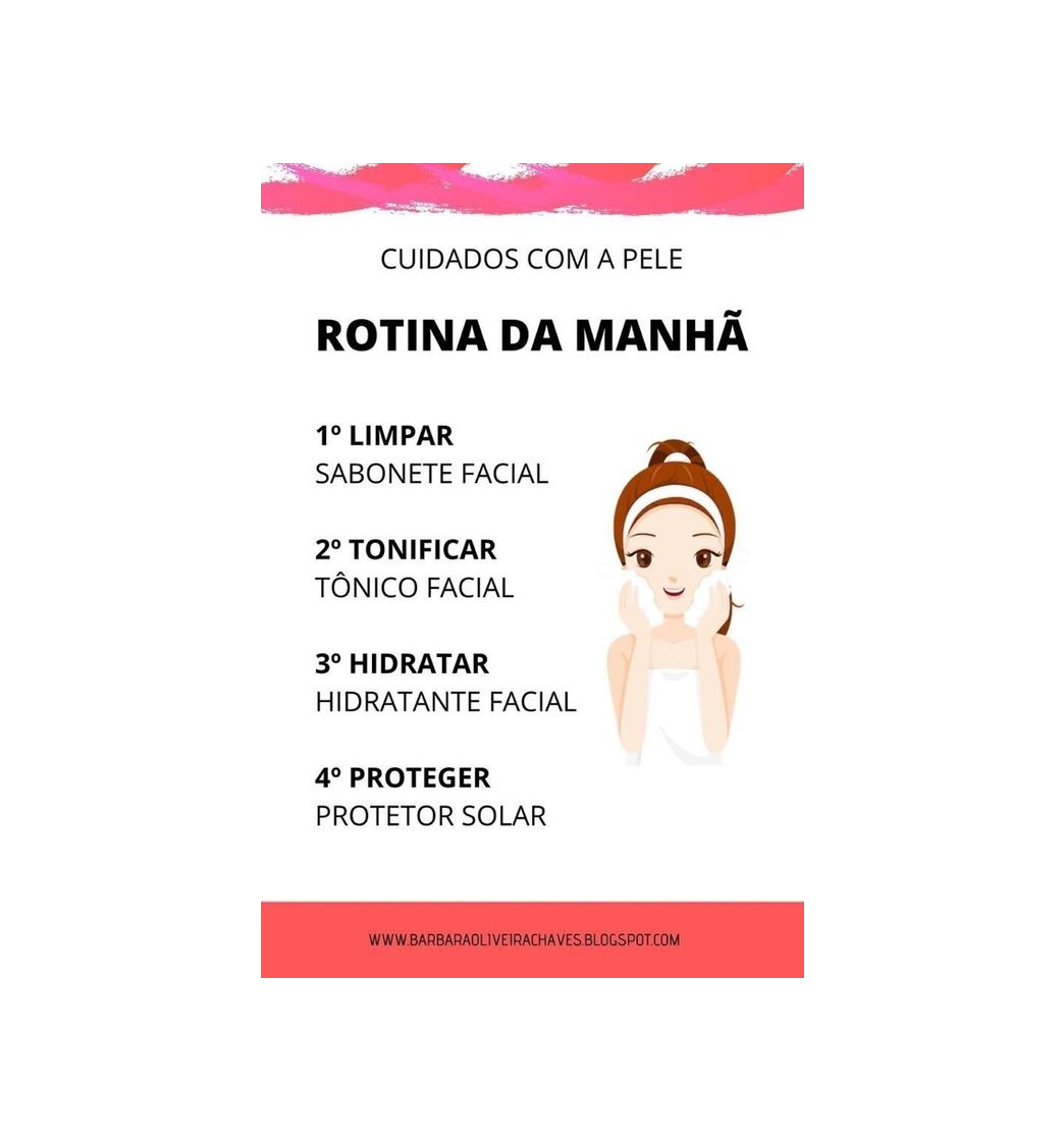 Producto Rotina da manhã com a pele🖤