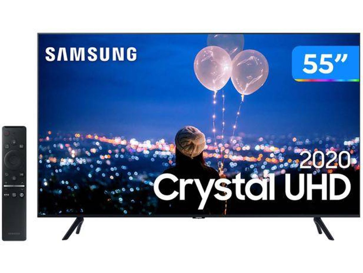 Fashion Smart TV Crystal UHD 4K LED 55” Samsung - 

