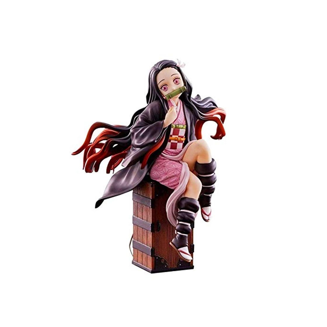 Producto Urisgo Kimetsu no Yaiba Nezuko Figura de acción 1194 Modelo de Juguete Anime Demon Slayer Nezuko figurita Juguetes Bonitos 150mm