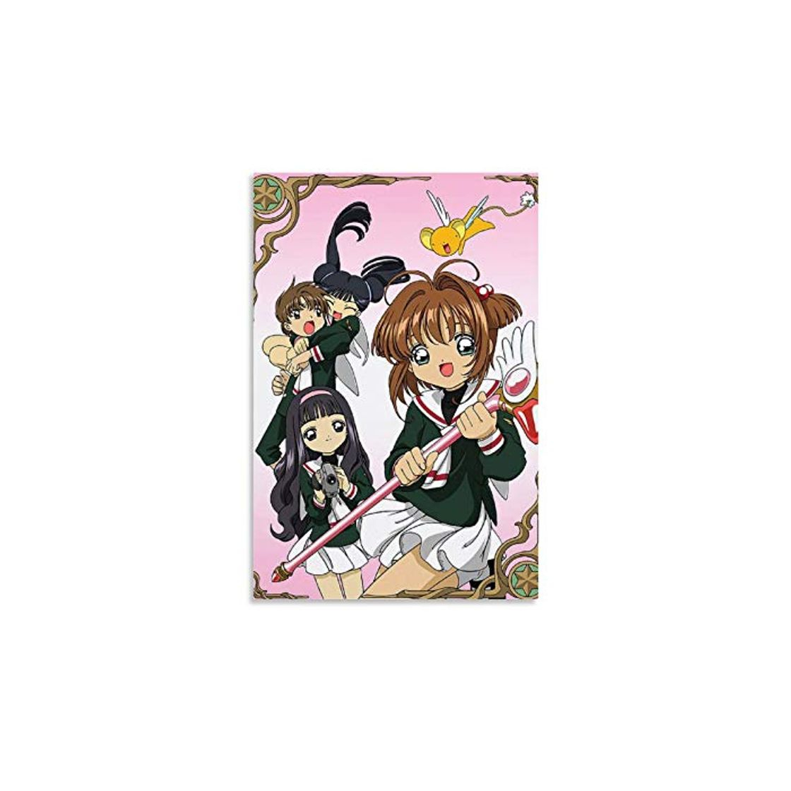 Elemento de la categoría hogar Sakura Card Captor Anime Poster Kero Tomoyo Sakura - Póster de lienzo