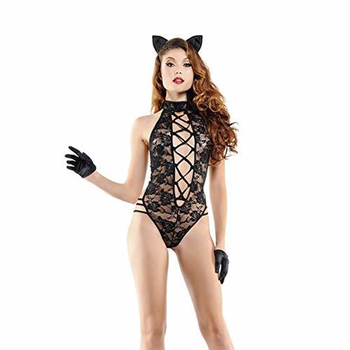 Producto EVBEA Lencería Mujer Erótica Provocativa Babydoll Sexy Vestido Negro Encaje Lencería Erótica