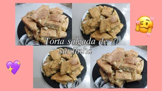 Torta Salgada de Sardinha | Jéssica Gonçalves