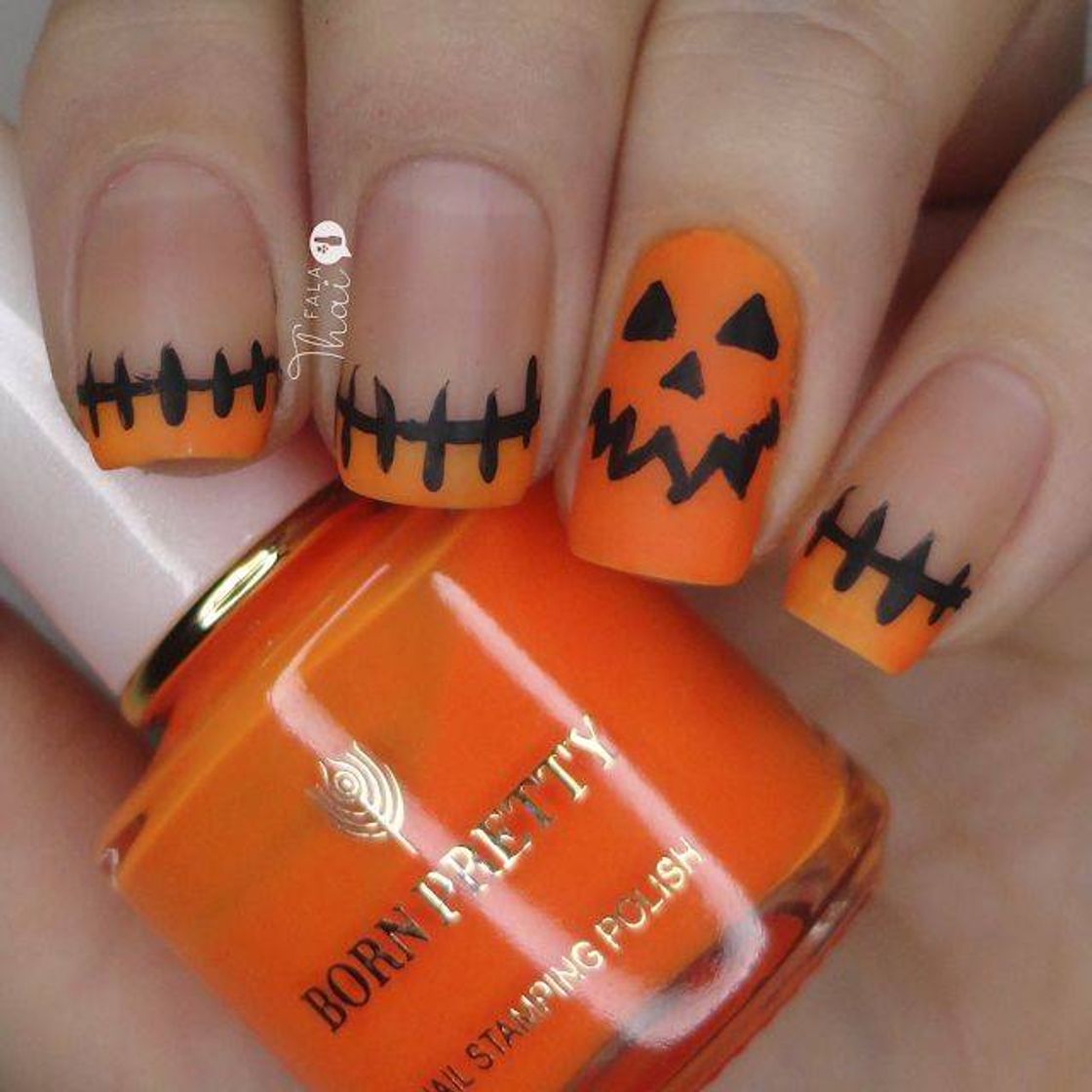 Moda Decoração para Unhas Halloween