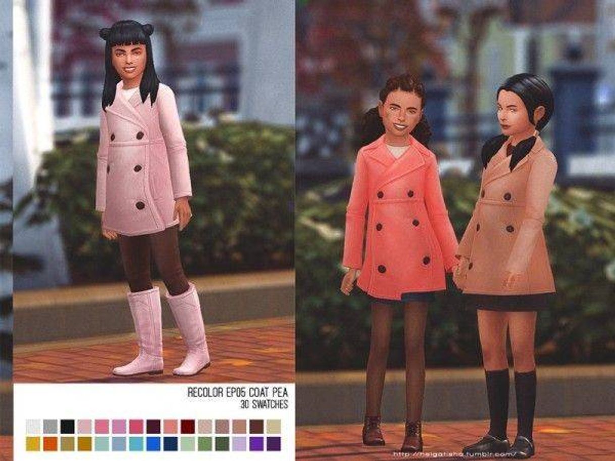 Moda Conteúdo Personalizado THE SIMS 4 💕 Roupas Infantil