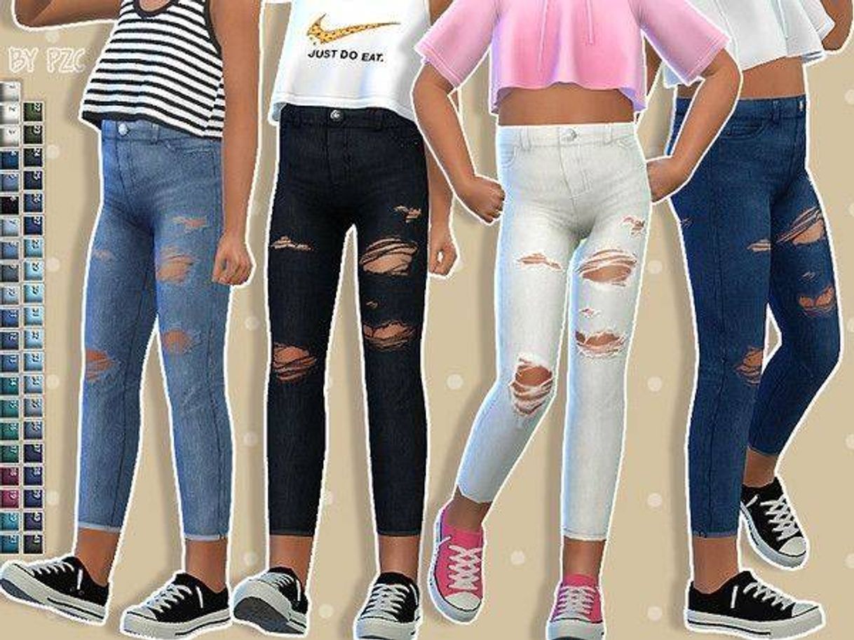 Moda Conteúdo Personalizado THE SIMS 4 💕 Roupas Infantil