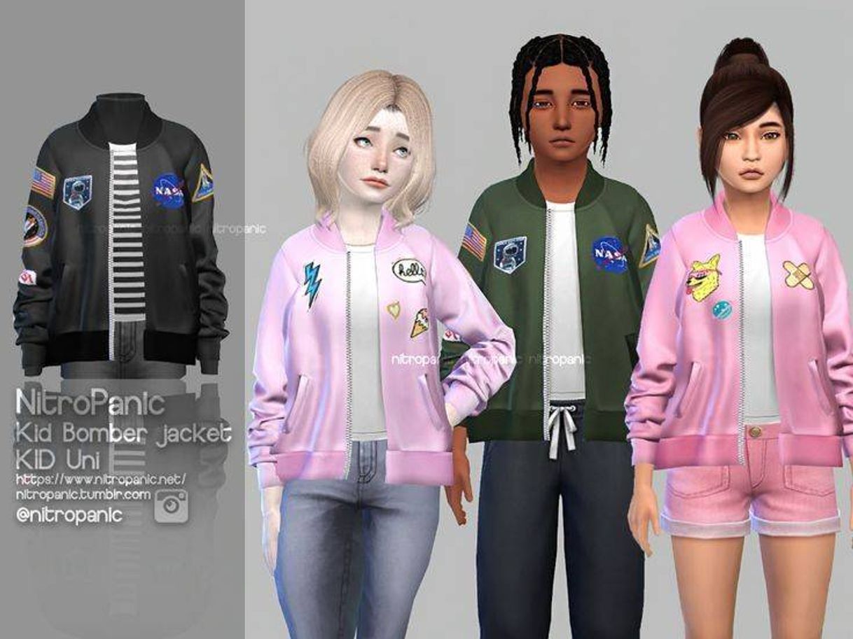 Moda Conteúdo Personalizado THE SIMS 4 💕 Roupas Infantil