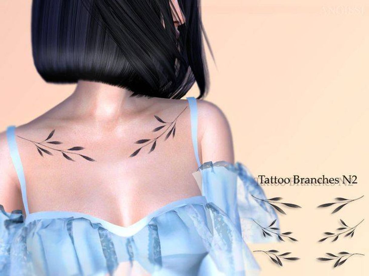 Moda Conteúdo Personalizado THE SIMS 4 💕 Tatuagens