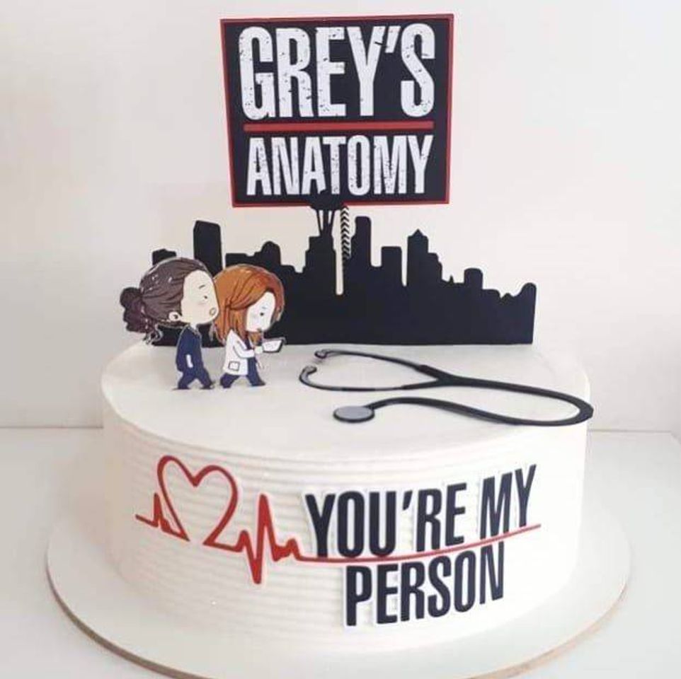 Fashion Bolo no tema Grey's Anatomy MARAVILHOSO