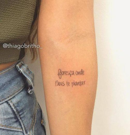 Tatuagem no braço