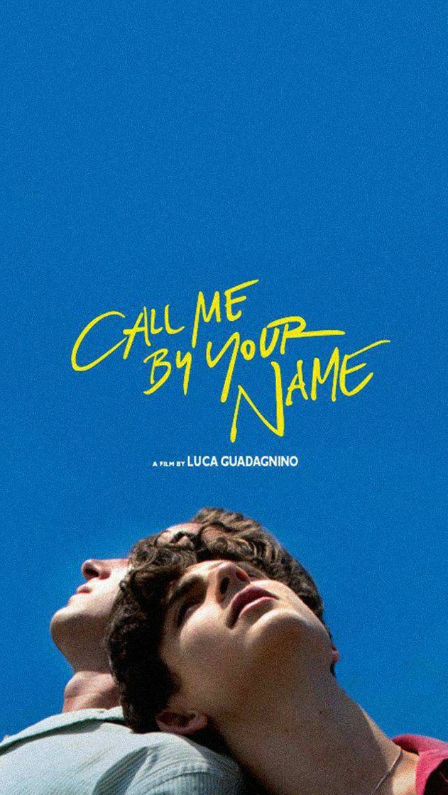 Películas FILME: me chame pelo seu nome Call me by your name