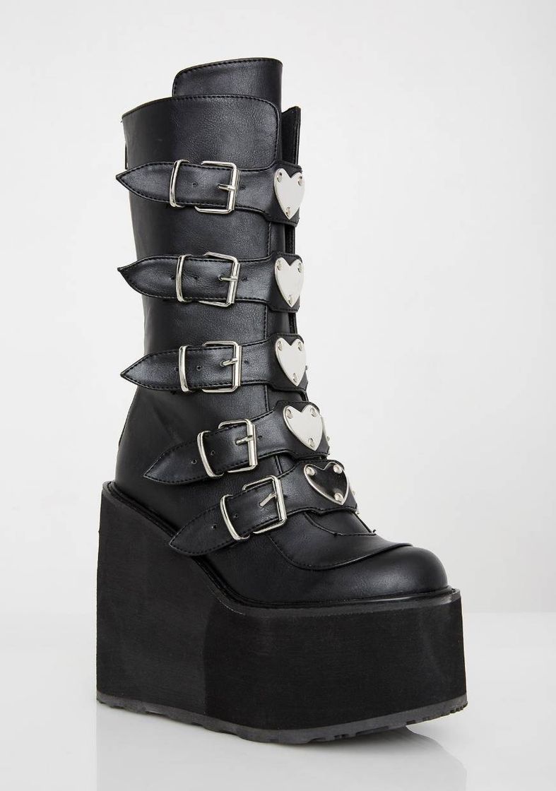 Moda Demonia Lovesick Trinity Boots | Dolls Kill