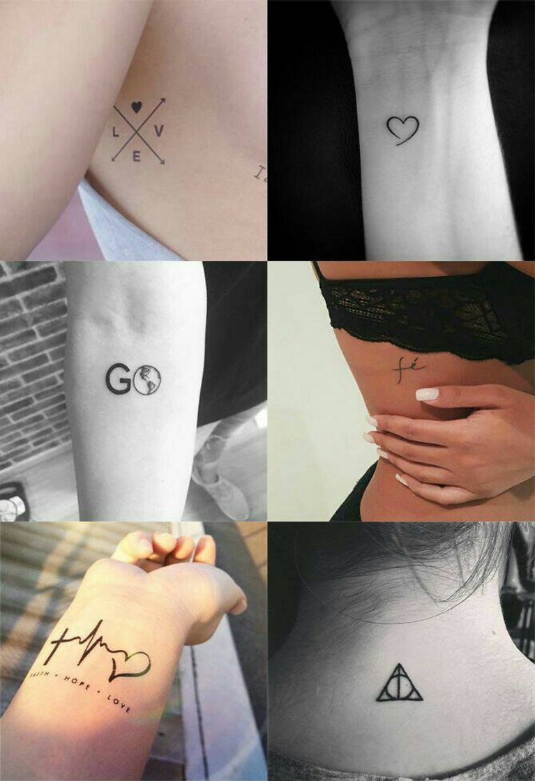 Moda Tatto minimalistas