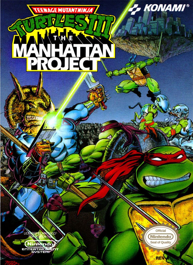 Videogames Teenage Mutant Ninja Turtles 3: The Manhattan Project