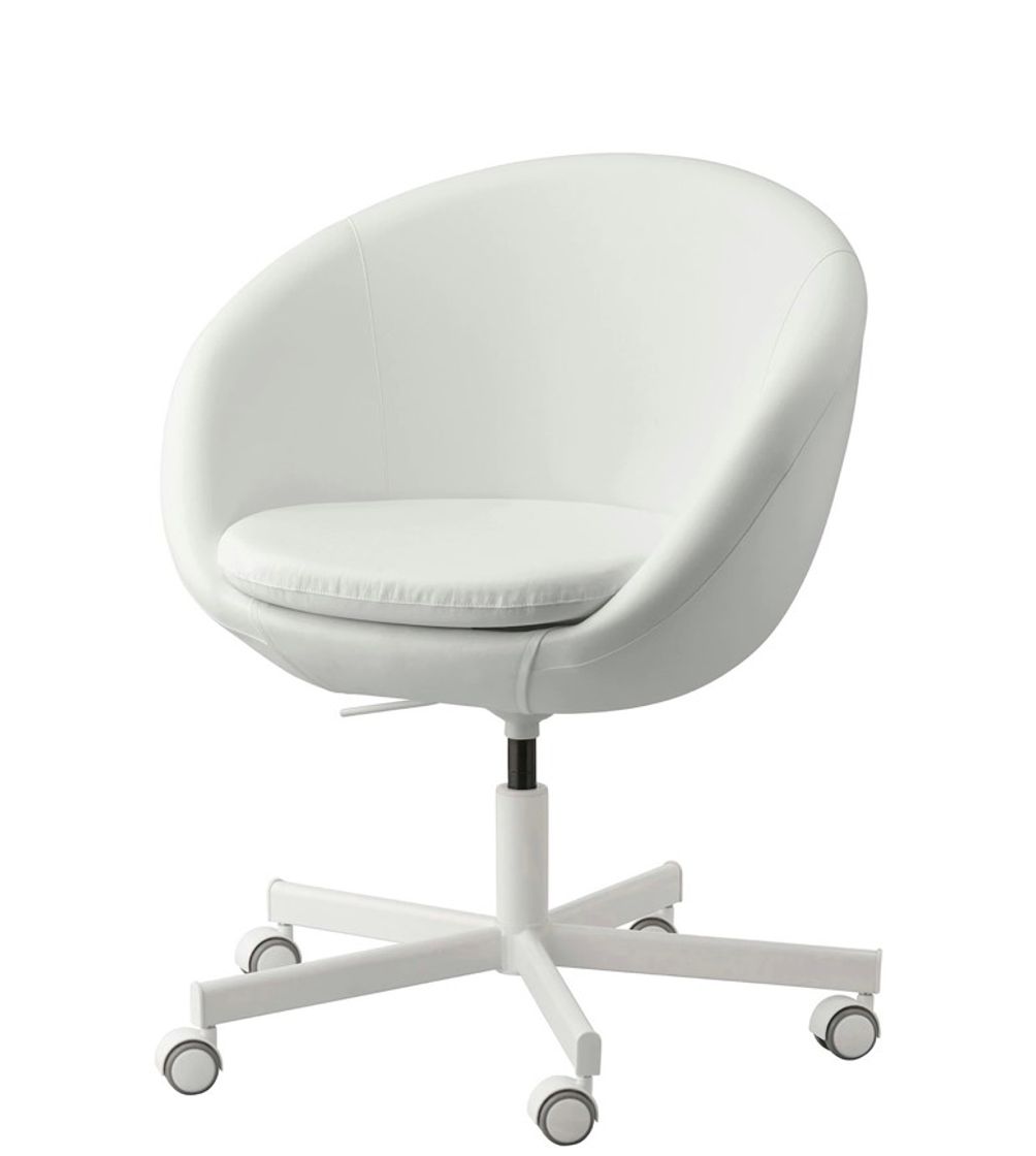 Elemento de la categoría hogar SKRUVSTA Silla giratoria, Ysane blanco - IKEA
