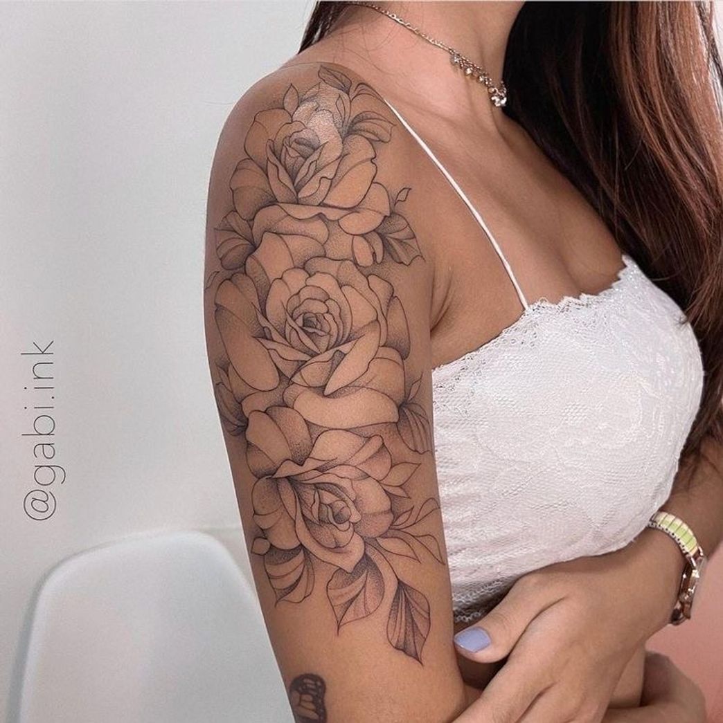 Moda Tatuagem flores 💐