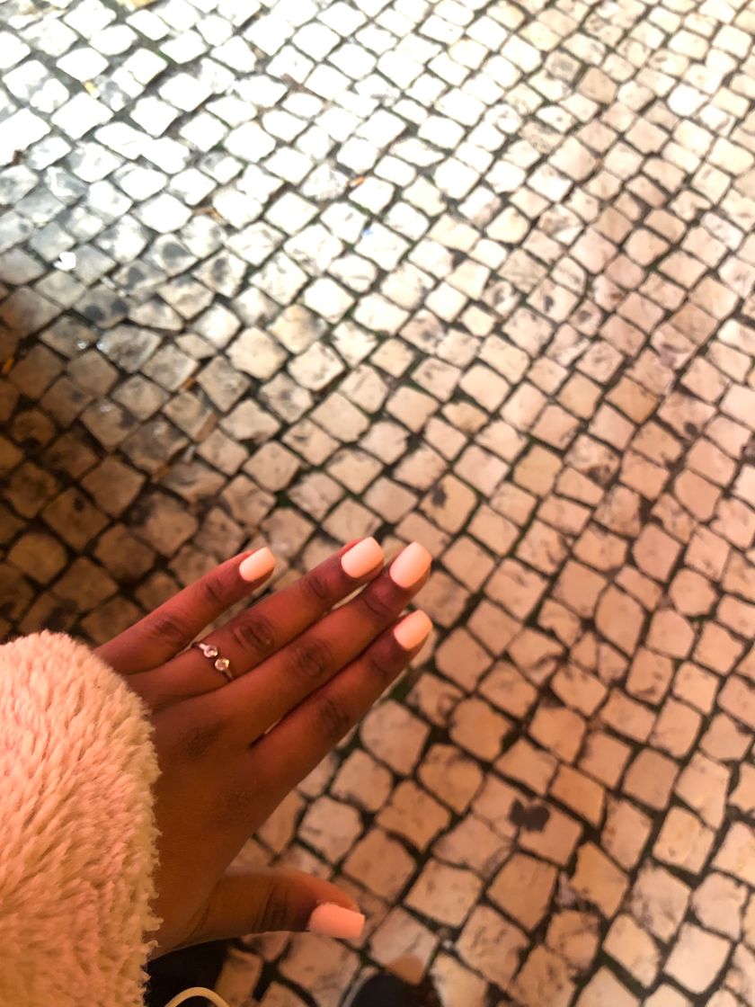 Social Pastel pink nails 💗