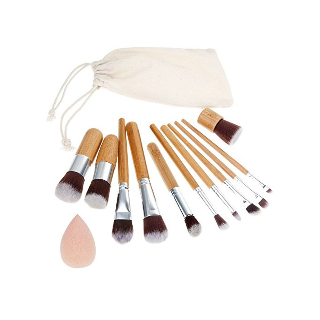 Social Rovtop 13 en 1, 11 Unidades Brochas y Pinceles de Maquillaje con
