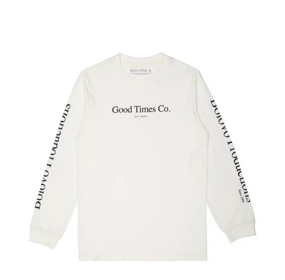 Fashion BLV Data Long Sleeve Off White