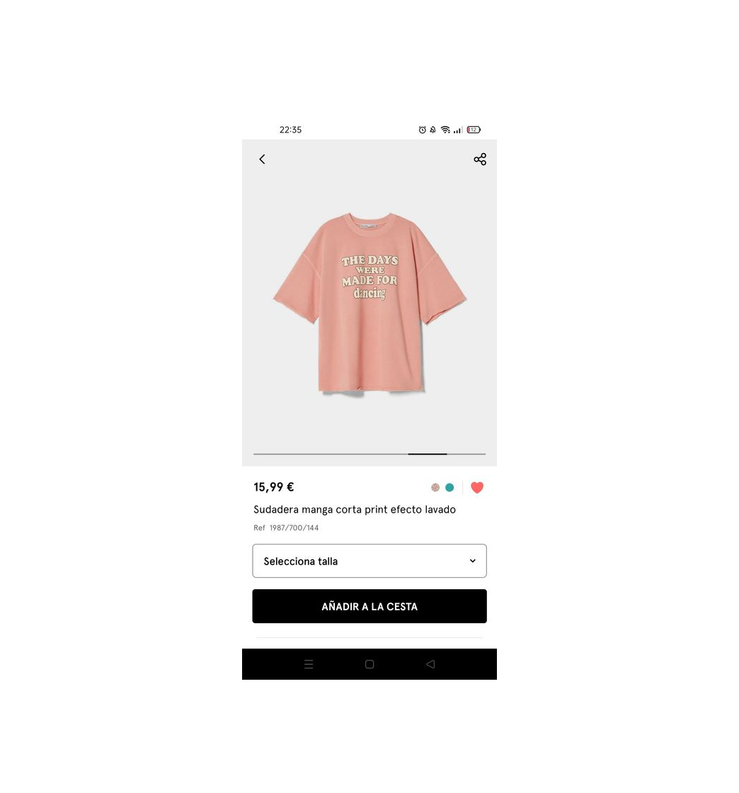 Fashion Camiseta manga corta Bershka