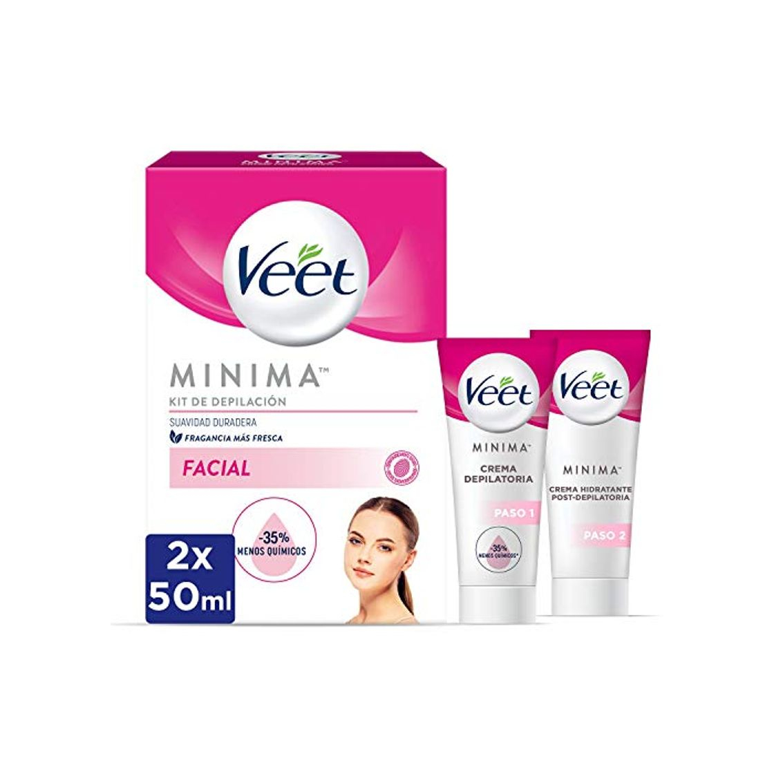 Producto Veet Kit Crema Depilatoria Facial