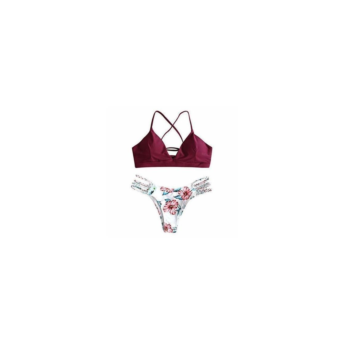 Moda Mujer Bikini 2019 Traje de Baño Mujer Dos Piezas Ropa de Playa