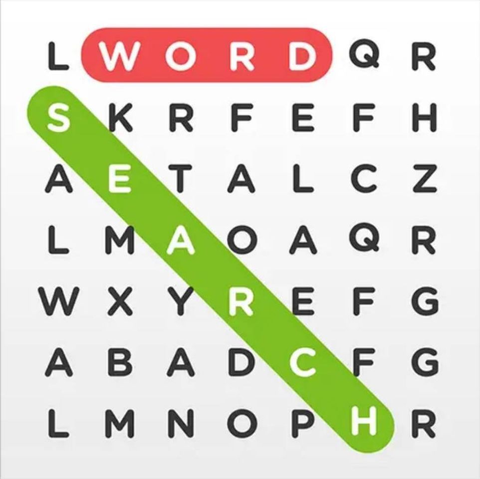 App Infinite Word Search Puzzles