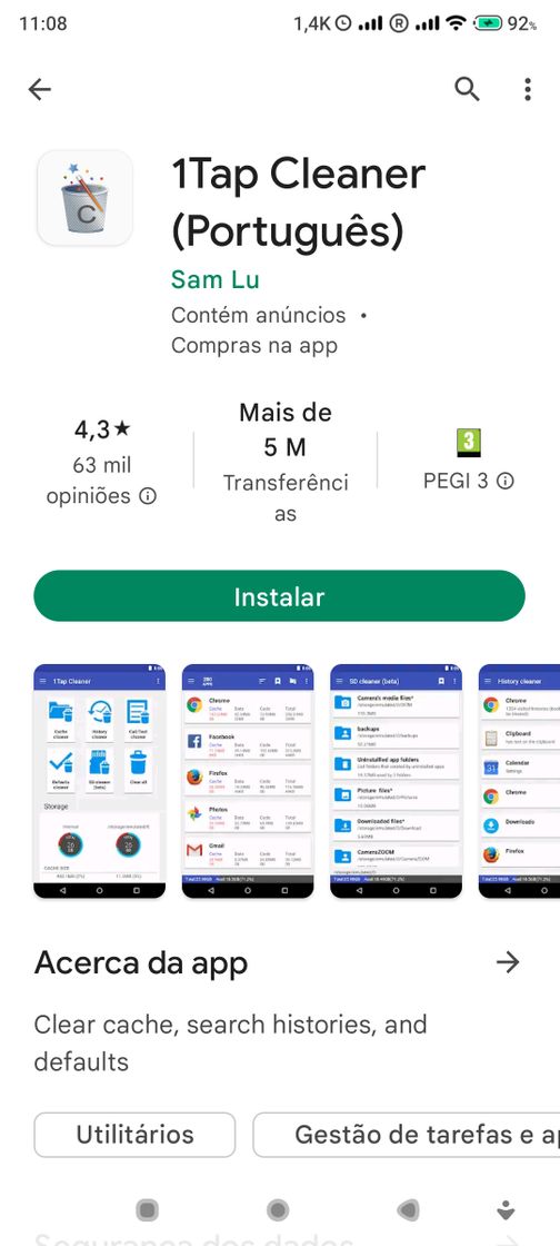 App 1 Tap Cleaner 