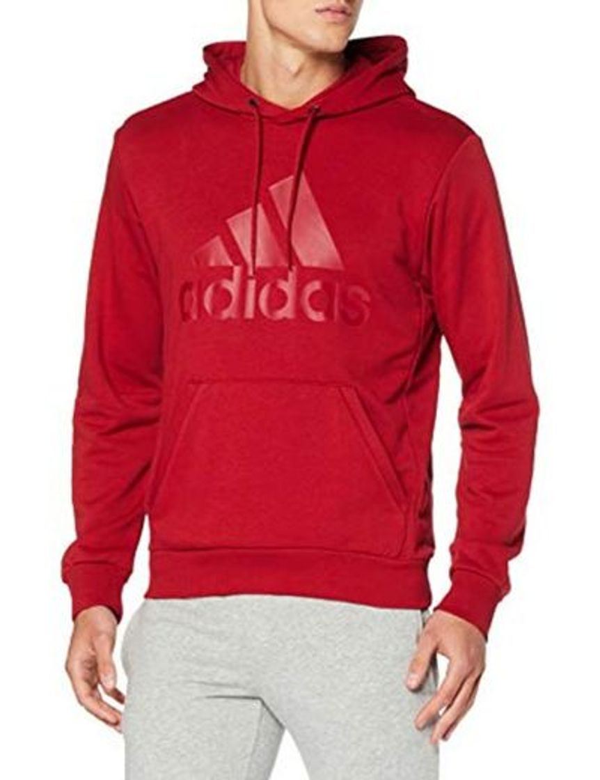 Moda adidas Must Haves Badge of Sports Hoodie Sudadera, Hombre, Marrón