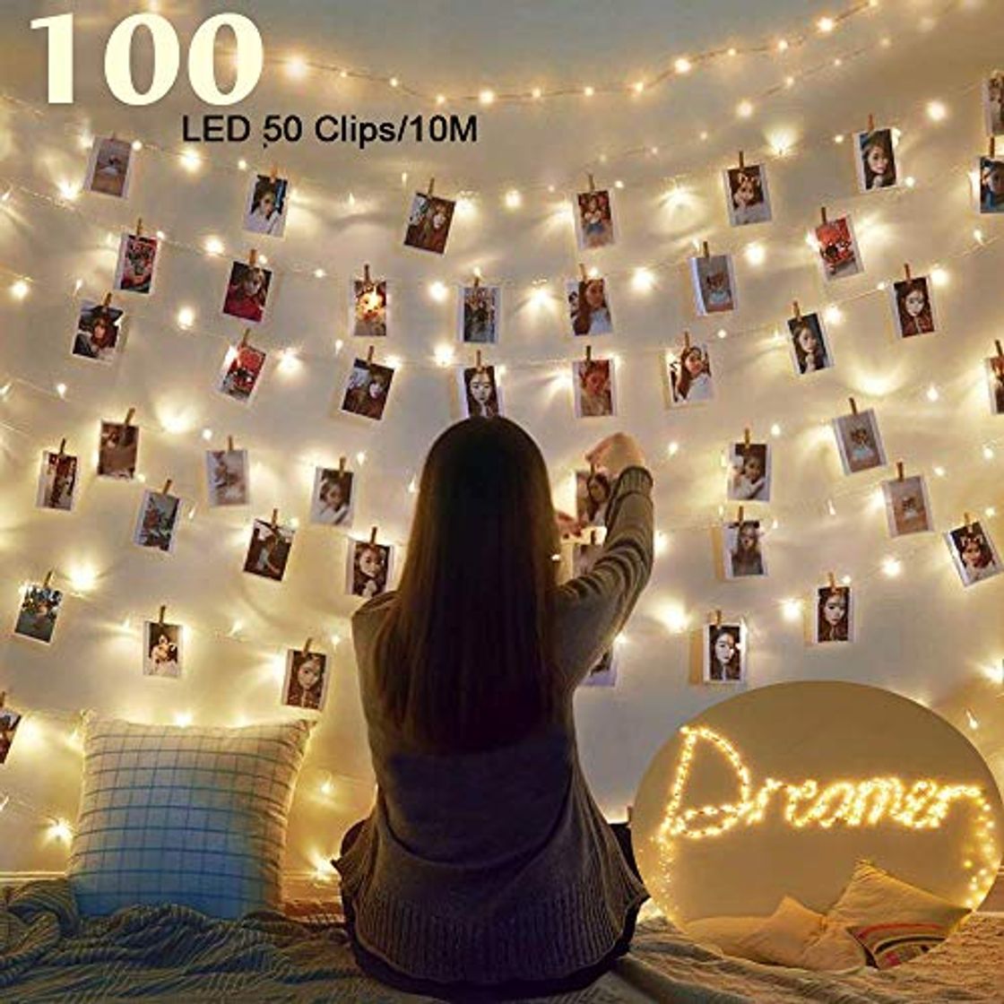 Social Clip Cadena de Luces LED