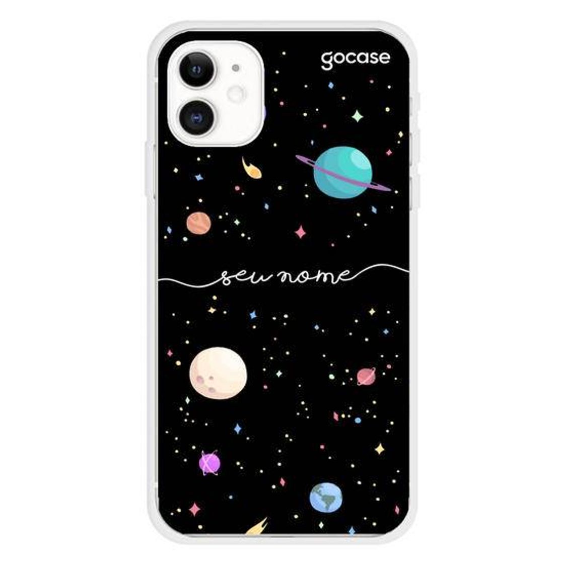 Moda Capinha para celular Planetinhas Manuscrita - Gocase