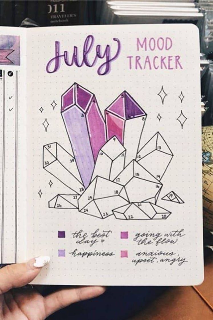 Fashion bullet journal layout 12