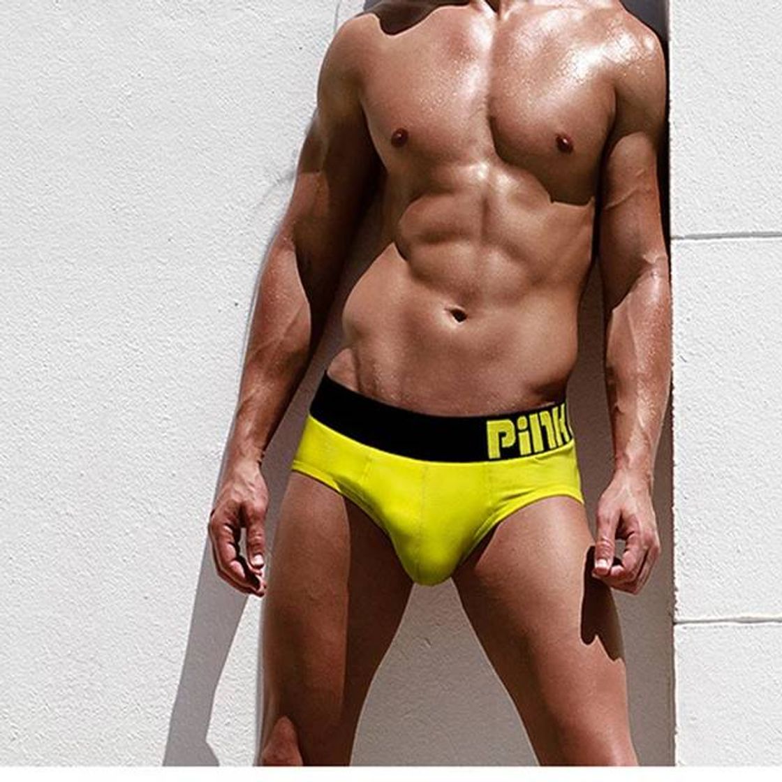 Social Cuecas masculinas de algodão cueca masculina estiramento sex