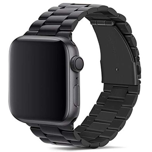 Tasikar para Correa Apple Watch 42mm 44mm Metal de Acero Inoxidable Correa