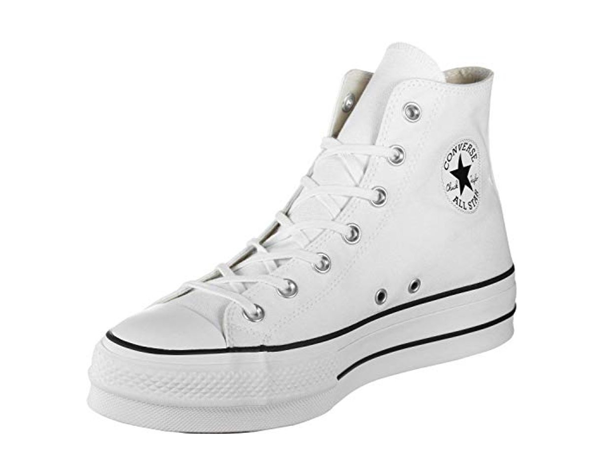 Producto Converse Chuck Taylor CTAS Lift Hi, Zapatillas Mujer, Blanco