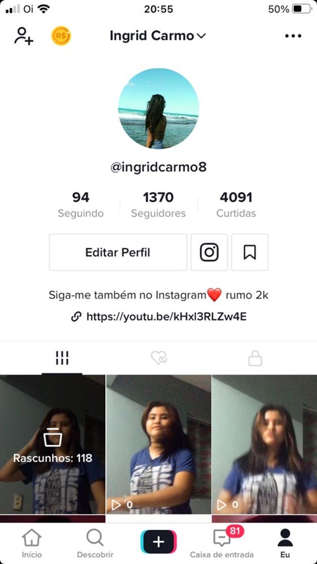 Moda Me segue lá no tik tok e curtir meus vídeos pra me ajudar 🙏