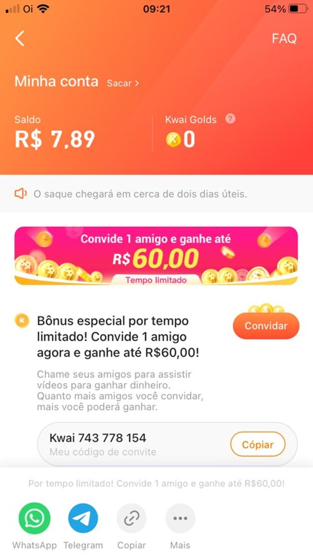 Moda Baixem o aplicativo é usem meu código 