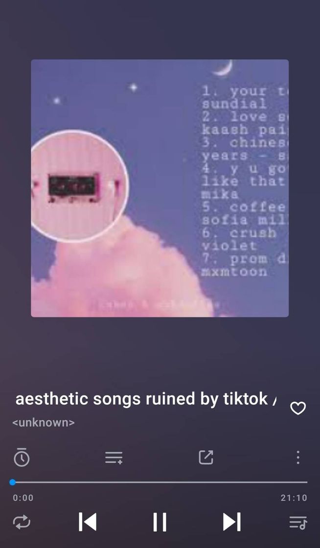 Social aesthetic songs tik tok