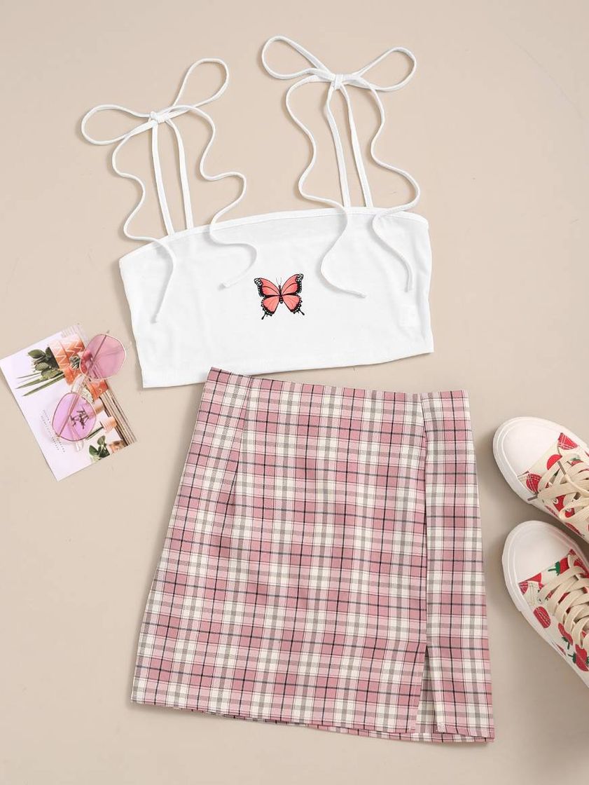 Social Multicolorido dividido animal ocasional  roupa de 2pçs