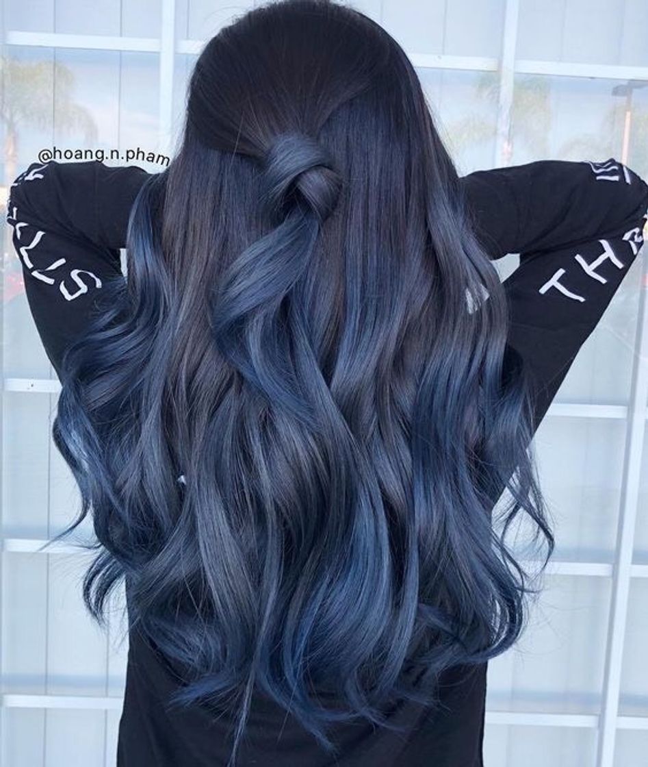 Fashion Cabelo azul 