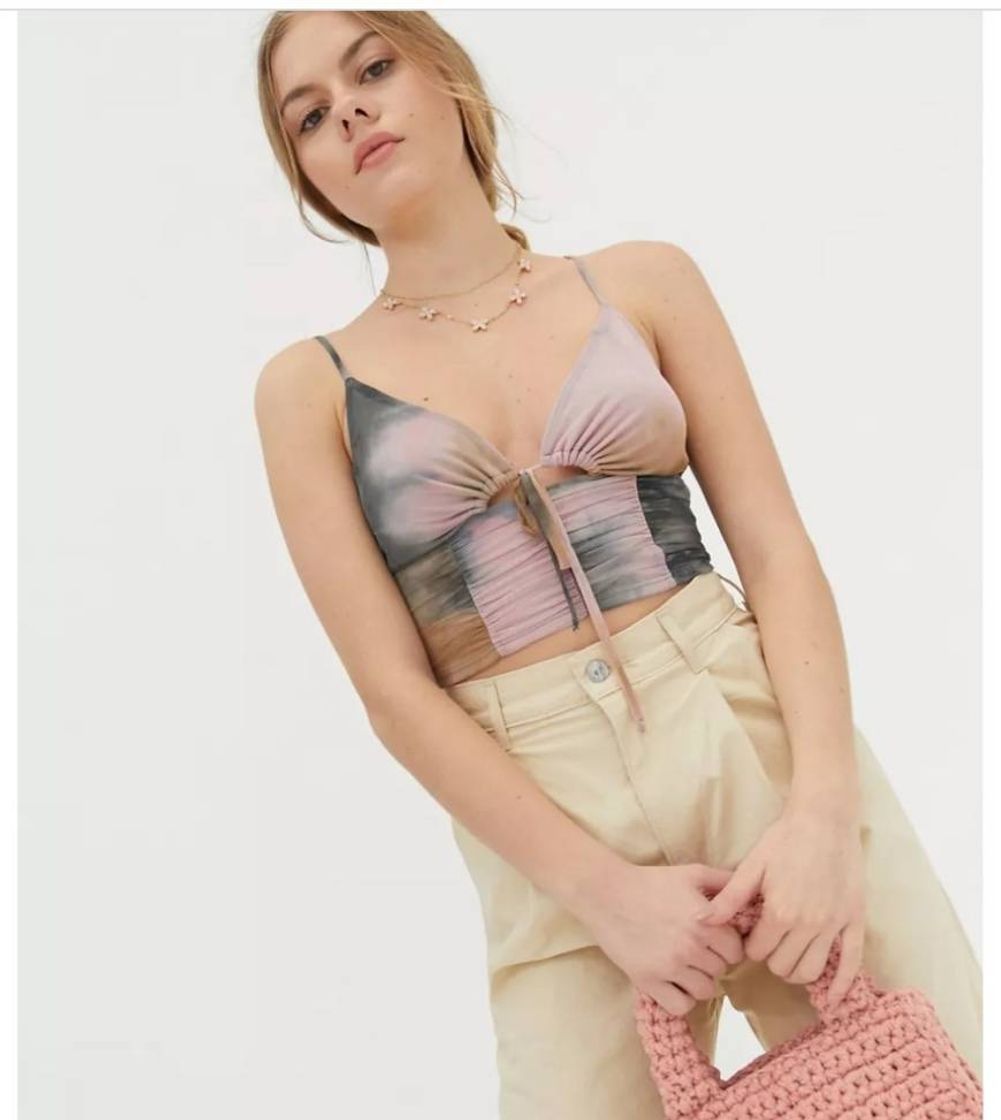 Social UO Sweethearts Mesh Cutout Top | Urban Outfitters
